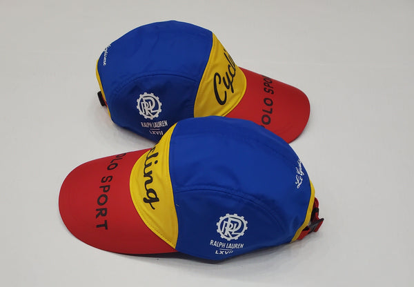 Nwt Polo Sport Red/Yellow Cycling Long Bill Hat - Unique Style