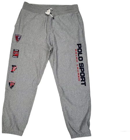 Nwt Polo Ralph Lauren Women's Navy/Red P-93 Patch Joggers