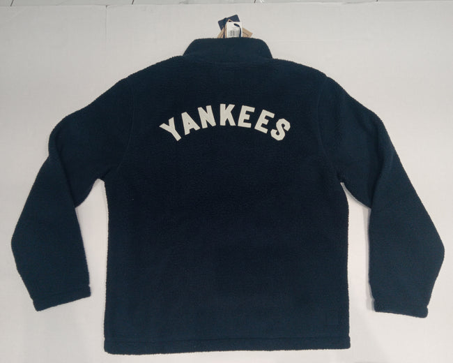 Nwt Polo Ralph Lauren Navy Yankees Fleece Pullover - Unique Style