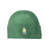 Polo Ralph Lauren Green Heritage Polo Bear Skully — original product photograph on a white background