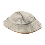 Reversible khaki bucket hat by Polo Ralph Lauren with a casual fit, shown in upright white image with visible branding.