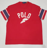 Nwt Polo Ralph Lauren Red/White Track Classic Fit Tee - Unique Style