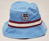 Nwt Polo Sport PSFC Blue/Burgundy PSFC Bucket Hat - Unique Style