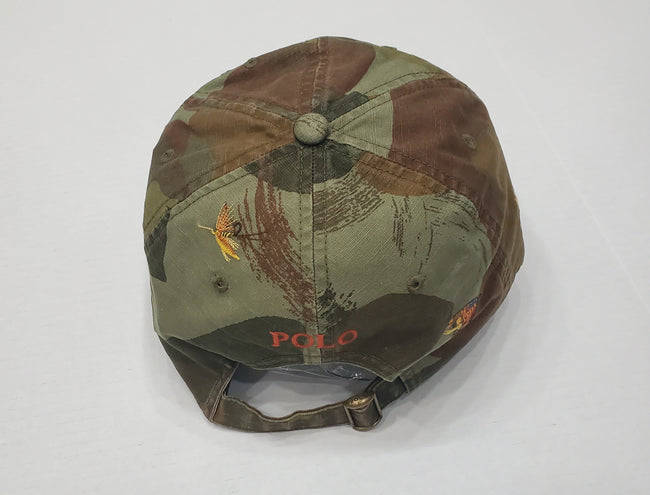 Nwt Polo Ralph Lauren Camo Embroidered Adjustable Hat - Unique Style