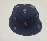 Nwt  Polo Ralph Navy P-Wing Embroidered Bucket Hat - Unique Style