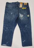 Nwt Polo Big & Tall Patches Distressed Classic Fit Jeans - Unique Style