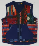 Nwt Polo Ralph Lauren Patchwork Fleece Vest - Unique Style