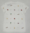 Nwt Polo Ralph Lauren Women's Allover Embroidered Tee