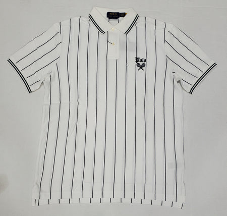 Nwt Polo Ralph Lauren Black Champs #67 Basketball Patches Classic Fit Polo