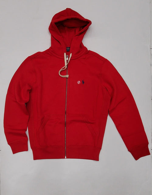Nwt Polo Ralph Lauren Red Small Pony Fleece Hoodie - Unique Style