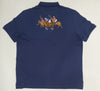 Nwt Polo Ralph Lauren Navy Crest with Triple Pony Classic Fit Polo - Unique Style