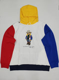 Nwt Polo Ralph Lauren Multi Cowboy Teddy Bear Hoodie - Unique Style