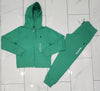 Nwt Polo Ralph Lauren Women's Green With Navy Pony Zip Up Hoodie & Matching Joggers