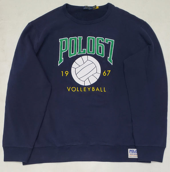 Nwt Polo Ralph Lauren Navy 1967 Volleyball Sweatshirt - Unique Style