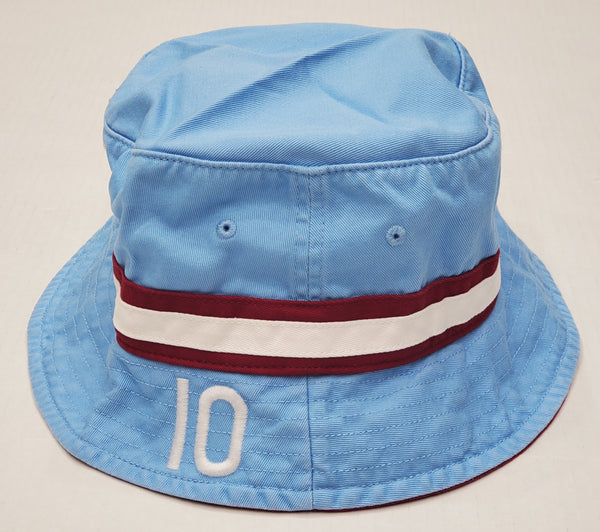 Nwt Polo Sport PSFC Blue/Burgundy PSFC Bucket Hat - Unique Style