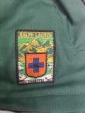 NWT Polo Ralph Lauren Green Suede Trim Patches Bag Pack - Unique Style