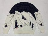 Nwt Polo Big & Tall Beige/Navy Skier Downhill Sweater