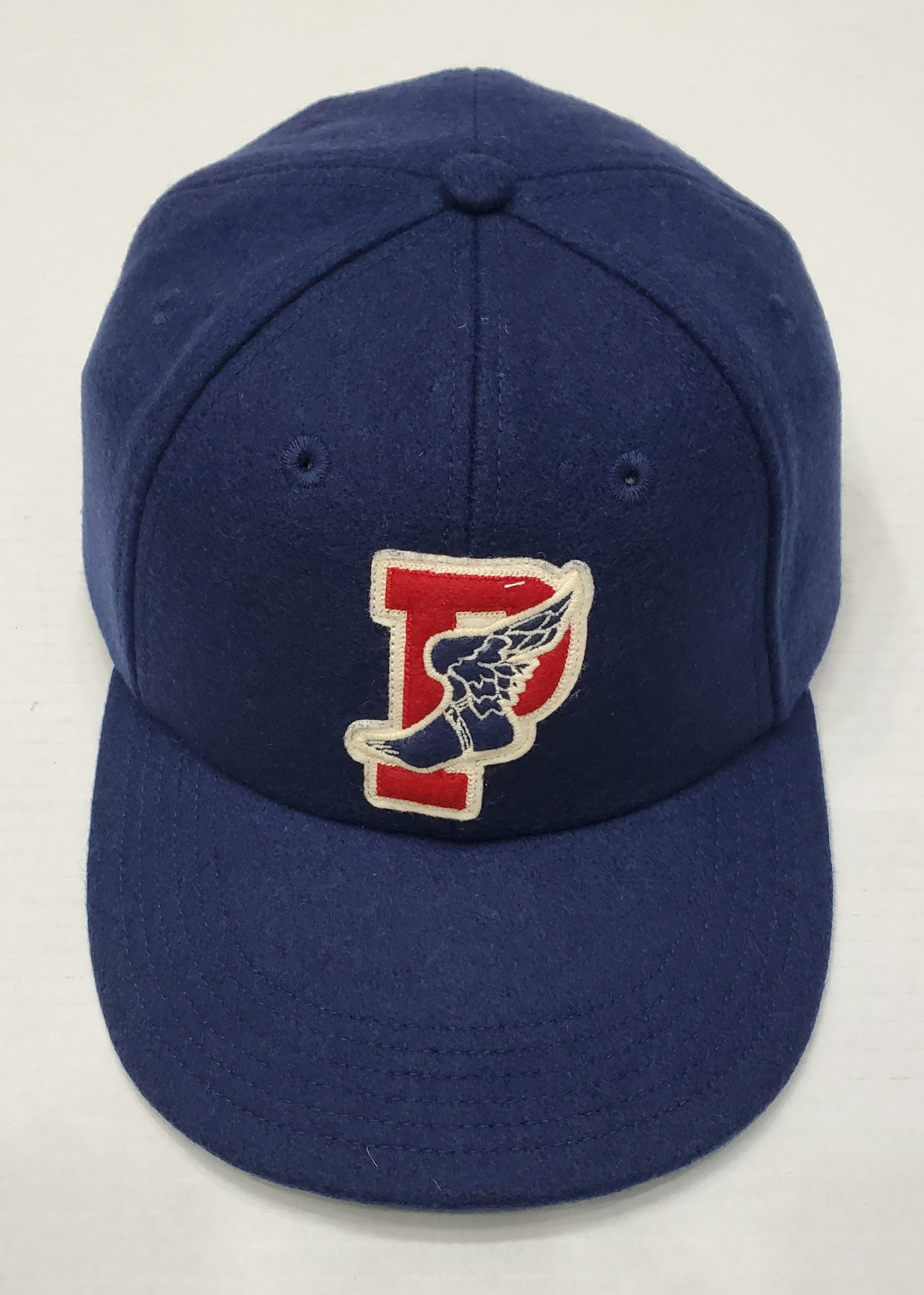 Nwt Polo Ralph Lauren P-Wing Navy Wool Fitted Hat | Unique Style