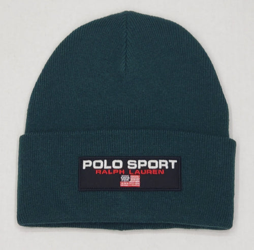 Nwt Polo Ralph Lauren  Green Polo Sport Patch Skully - Unique Style
