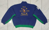 Nwt Polo Ralph Lauren Women's Half-Zip Embroidered Sweatshirt