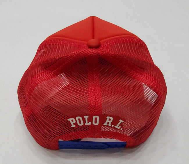 Nwt Polo Ralph Lauren Red Paris 1967 Trucker Hat - Unique Style