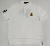 Nwt Polo Ralph Lauren White Crest with Triple Pony Classic Fit Polo - Unique Style