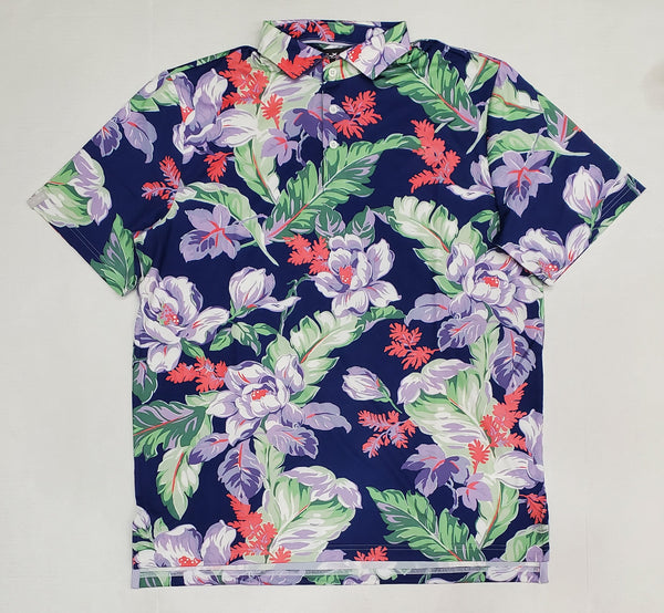 Nwt RLX Floral Allover Print Performance Polo - Unique Style