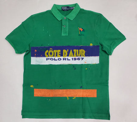 Nwt Polo Ralph Lauren Green/Yellow Property of 67 Classic Fit Tee