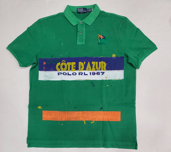 Nwt Polo Ralph Lauren Cote Azur Painted Classic Fit Polo - Unique Style