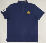 Nwt Polo Ralph Lauren Navy Crest with Triple Pony Classic Fit Polo - Unique Style