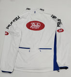 Nwt Polo Sport White Cycling Embroidered Patches Windbreaker Jacket - Unique Style