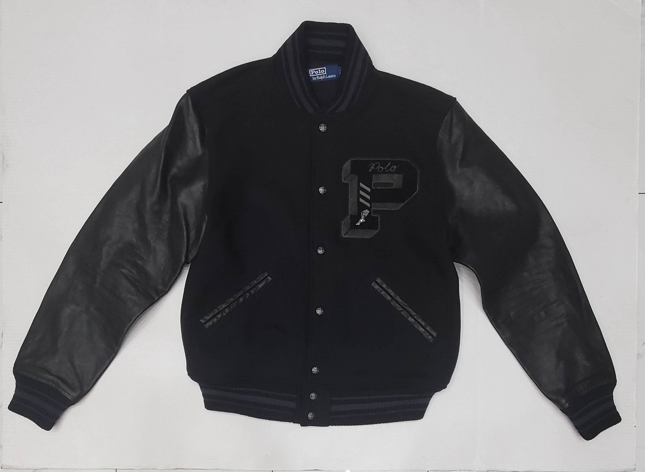 Nwt Polo Ralph Lauren Black 'P