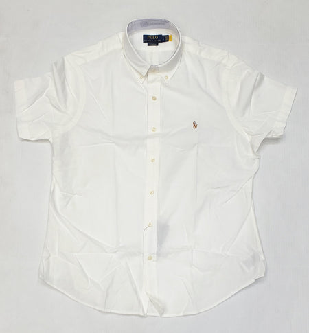 Nwt Polo Ralph Lauren Tropical Bear Short Sleeve Classic Fit Button Up