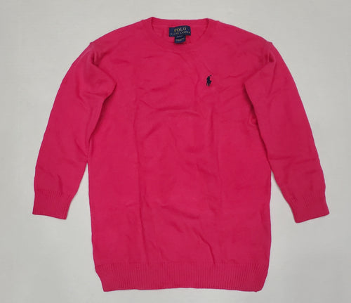 Cozy Polo Pink Sweater For Women