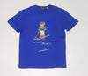 Nwt Polo Ralph Lauren Royal Blue Ski Bear Tee - Unique Style