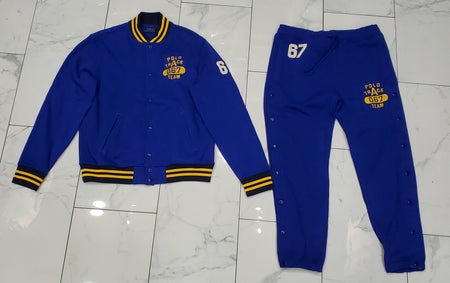 Nwt Polo Ralph Lauren Royal Pullover Polo Sport Hoodie with Matching Royal Polo Sport Joggers