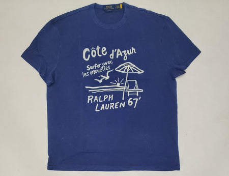 Nwt Polo Ralph Lauren Blue Tie-Dye 1992 Tee