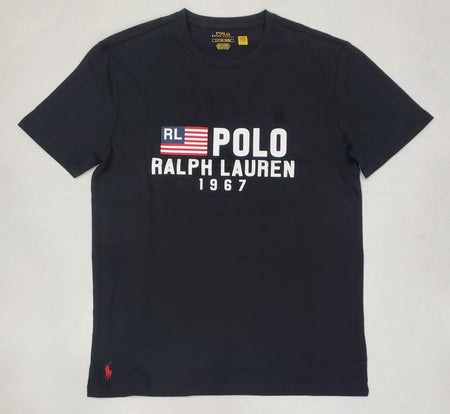 Nwt Polo Ralph Lauren Black/Red Big Pony  Tee