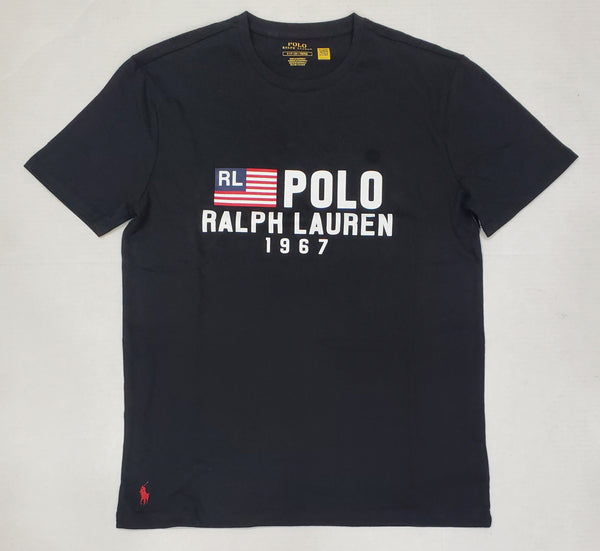 Nwt Polo Ralph Lauren Black 1967 American Flag Tee