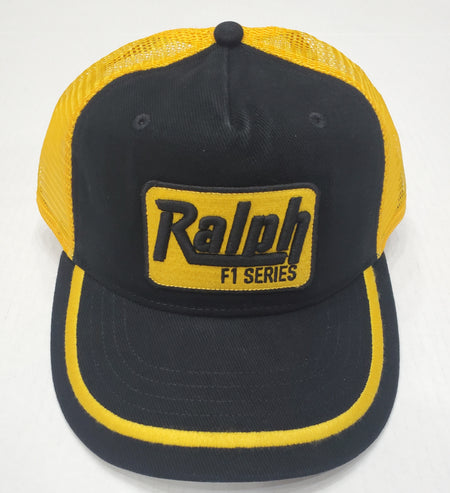 Nwt Polo Ralph Lauren Yellow Beach Ball Leather Adjustable Strap Back