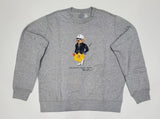 Nwt Polo Ralph Lauren Grey Golf Bear Teddy Bear Sweatshirt - Unique Style