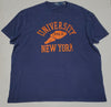 Nwt Polo Ralph Lauren Navy/Orange University New York Classic Fit Tee - Unique Style