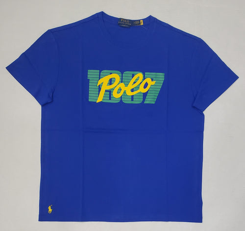 Nwt Polo Ralph Lauren Royal 1967 Script Classic Fit Tee