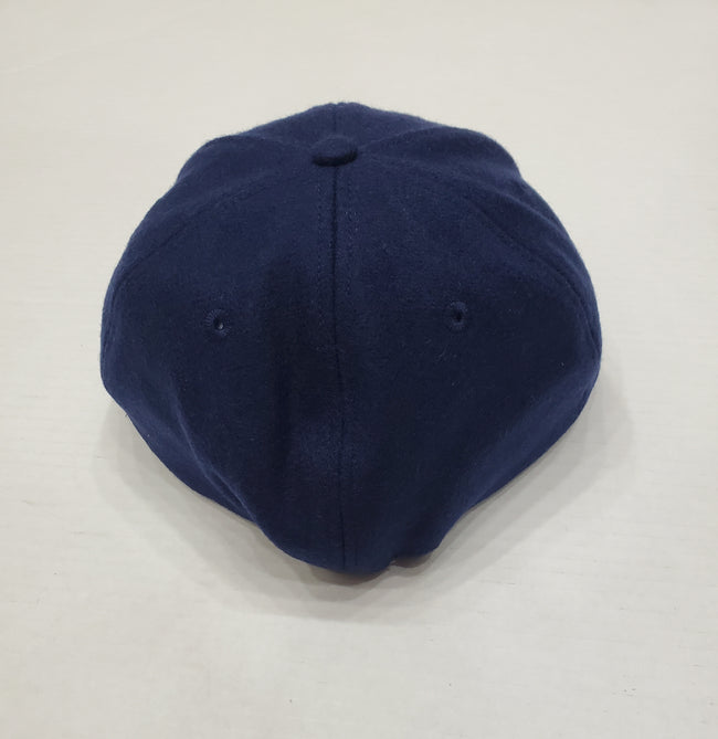 Nwt Polo Ralph Lauren P-Wing Navy Wool Fitted Hat