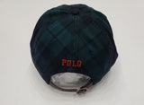 Nwt  Polo Ralph Green Plaid 1967 Athl Dept Adjustable Strap Back