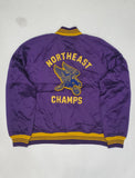 Nwt Polo Ralph Lauren Purple 1959 Athletics Team Northeast Champs Satin Jacket