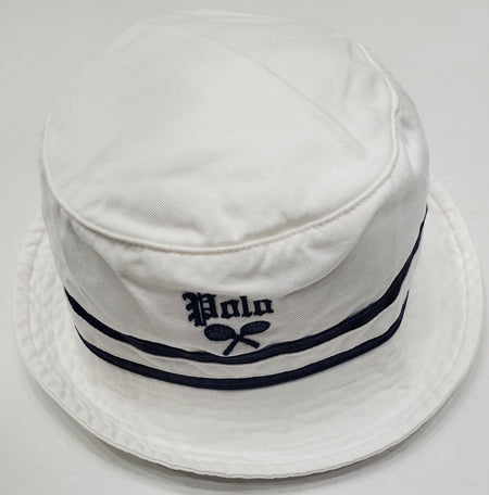 Nwt Polo Ralph Lauren Reversible Kswiss Bucket Hat