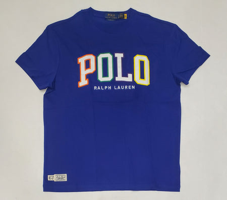 Nwt Polo Ralph Lauren Green/Yellow Track Classic Fit Tee