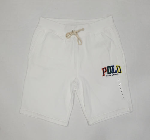 Nwt Polo Spellout White Embroidered Shorts