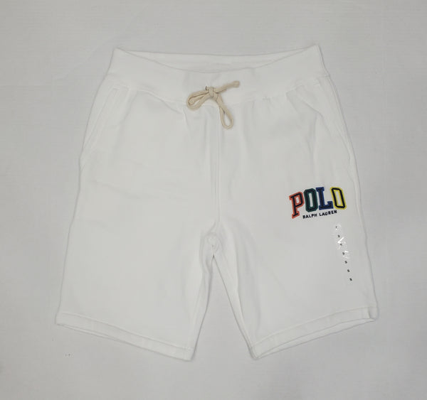 Nwt Polo Spellout White Embroidered Shorts